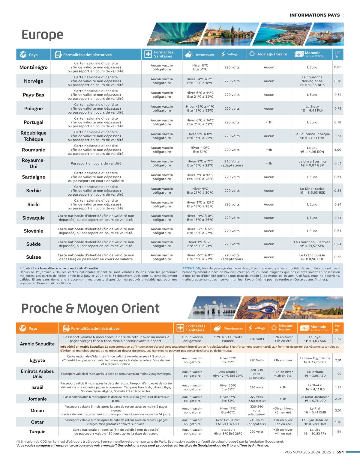 Catalogue Vos voyages 2024-2025, page 00391