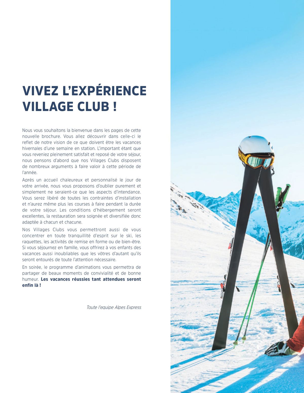 Catalogue Alpes Express - Hiver 2023 - 2024, page 00002