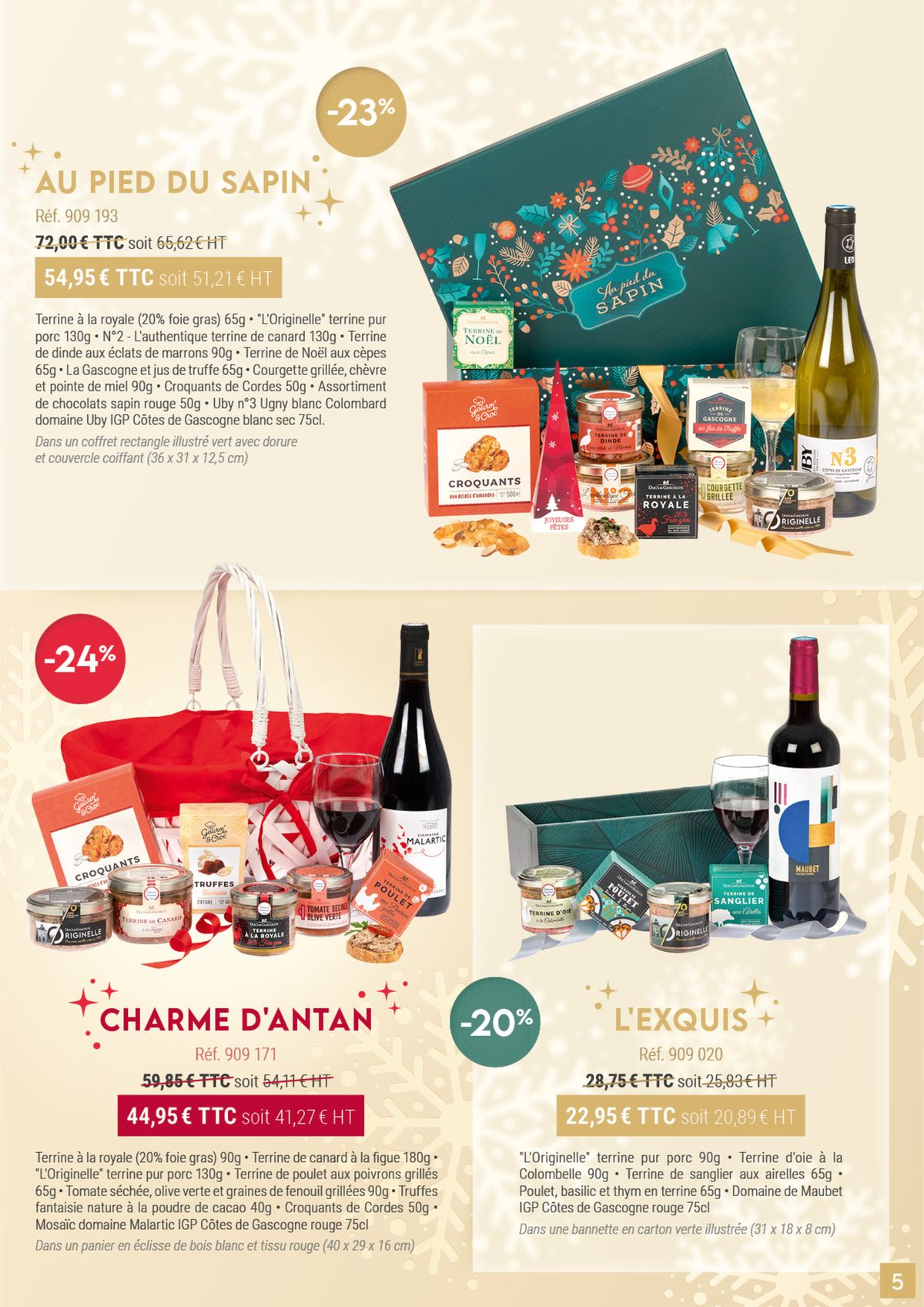 Catalogue Cadeaux Gourmands, page 00005