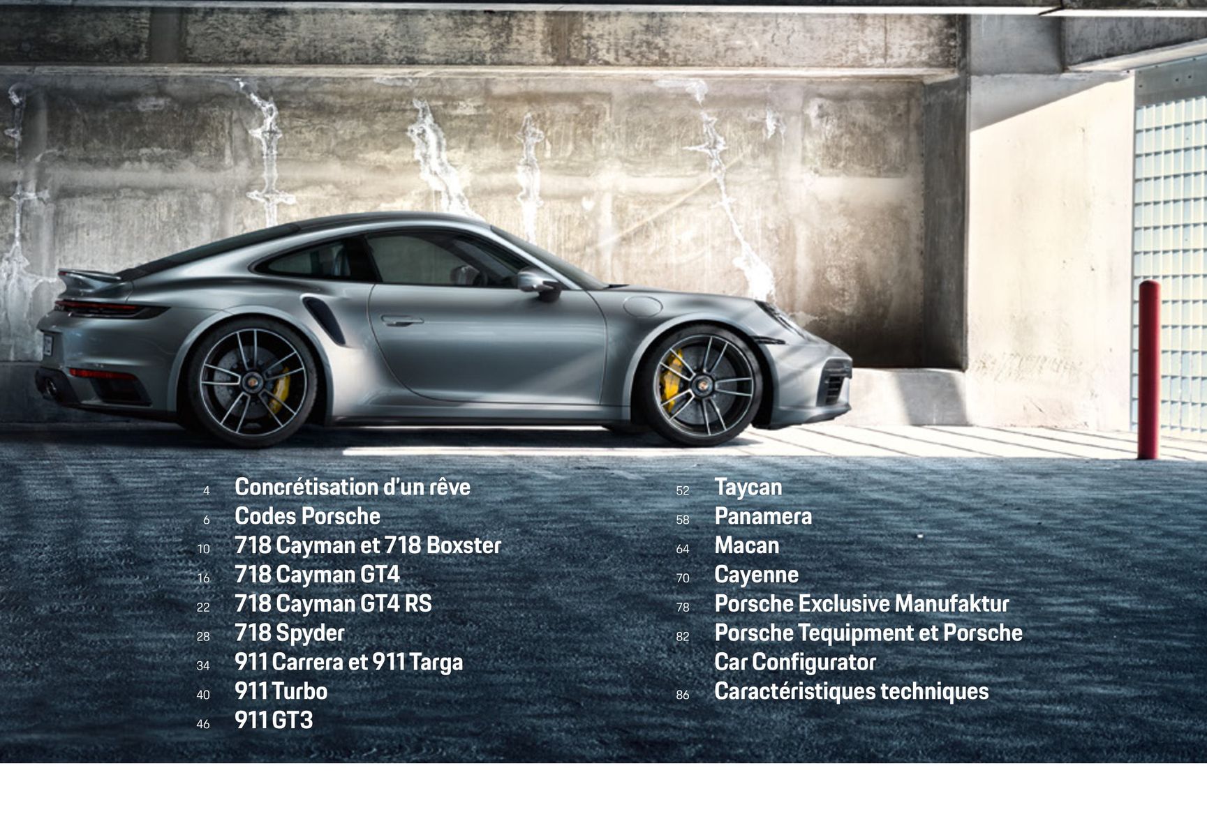 Catalogue Modèles Porsche, page 00003
