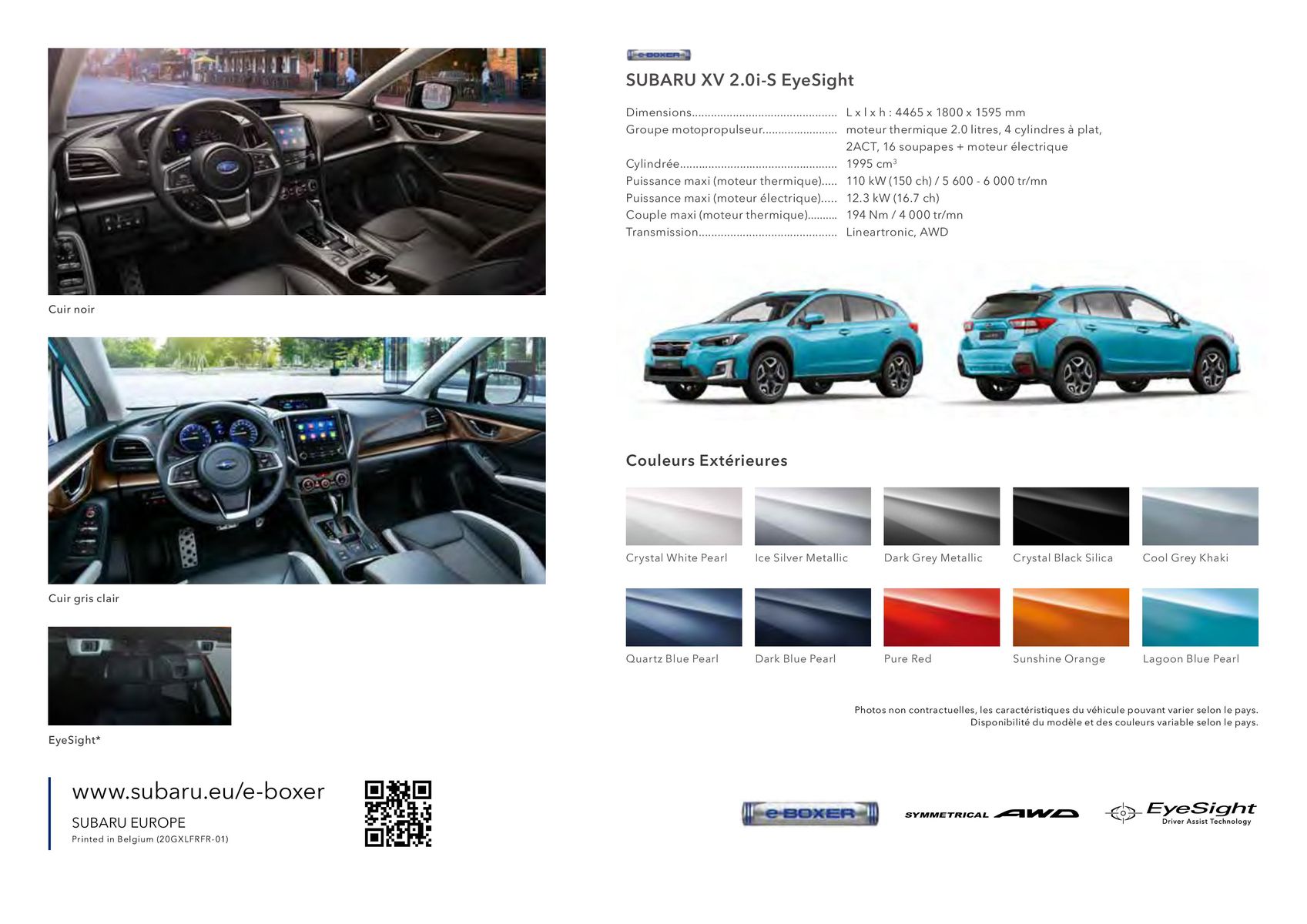 Catalogue Subaru_ XV, page 00004