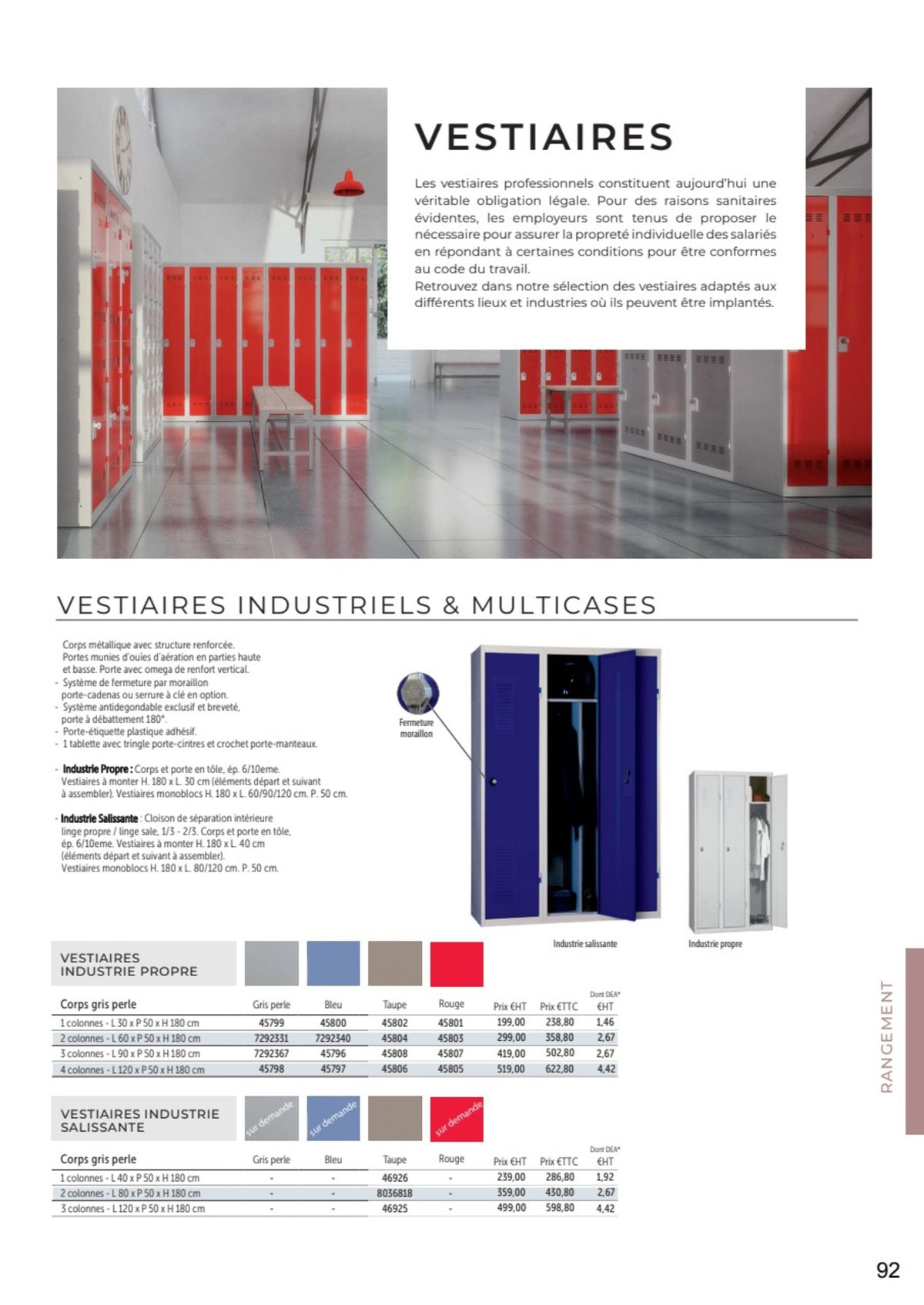 Catalogue Nos Mobiliers de bureau 2023 - 2024, page 00092