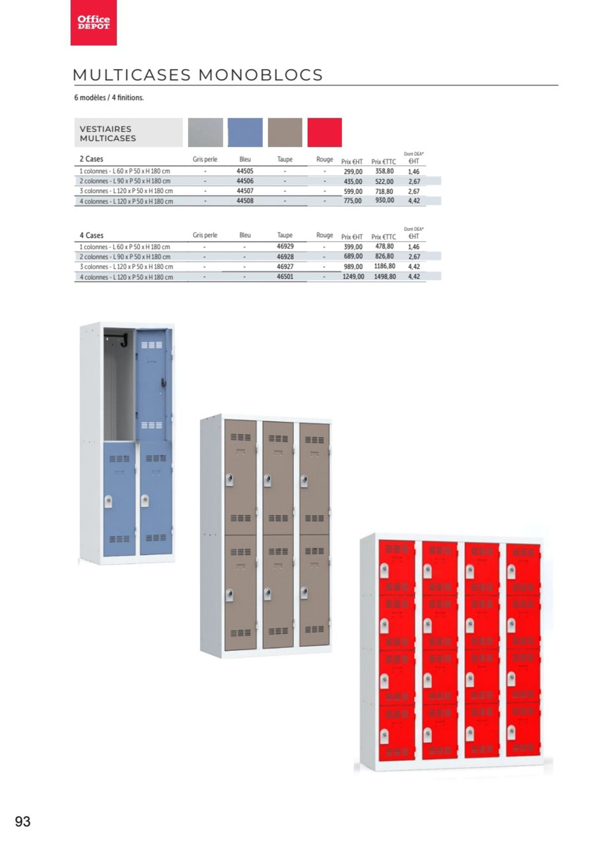 Catalogue Nos Mobiliers de bureau 2023 - 2024, page 00093