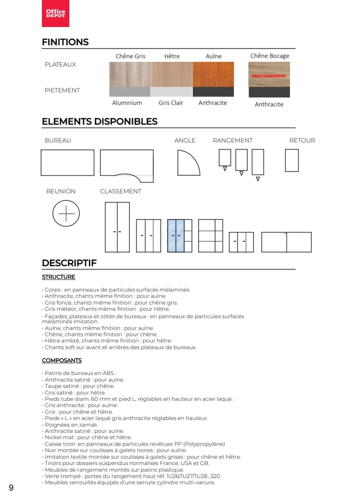 Catalogue Nos Mobiliers de bureau 2023 - 2024, page 00096