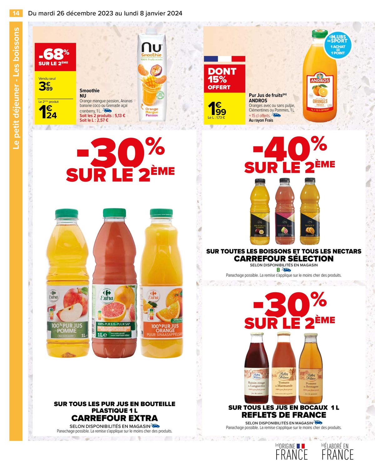 Catalogue 70% D'ECONOMIES, PETIT DEJEUNER GOURMAND, page 00016