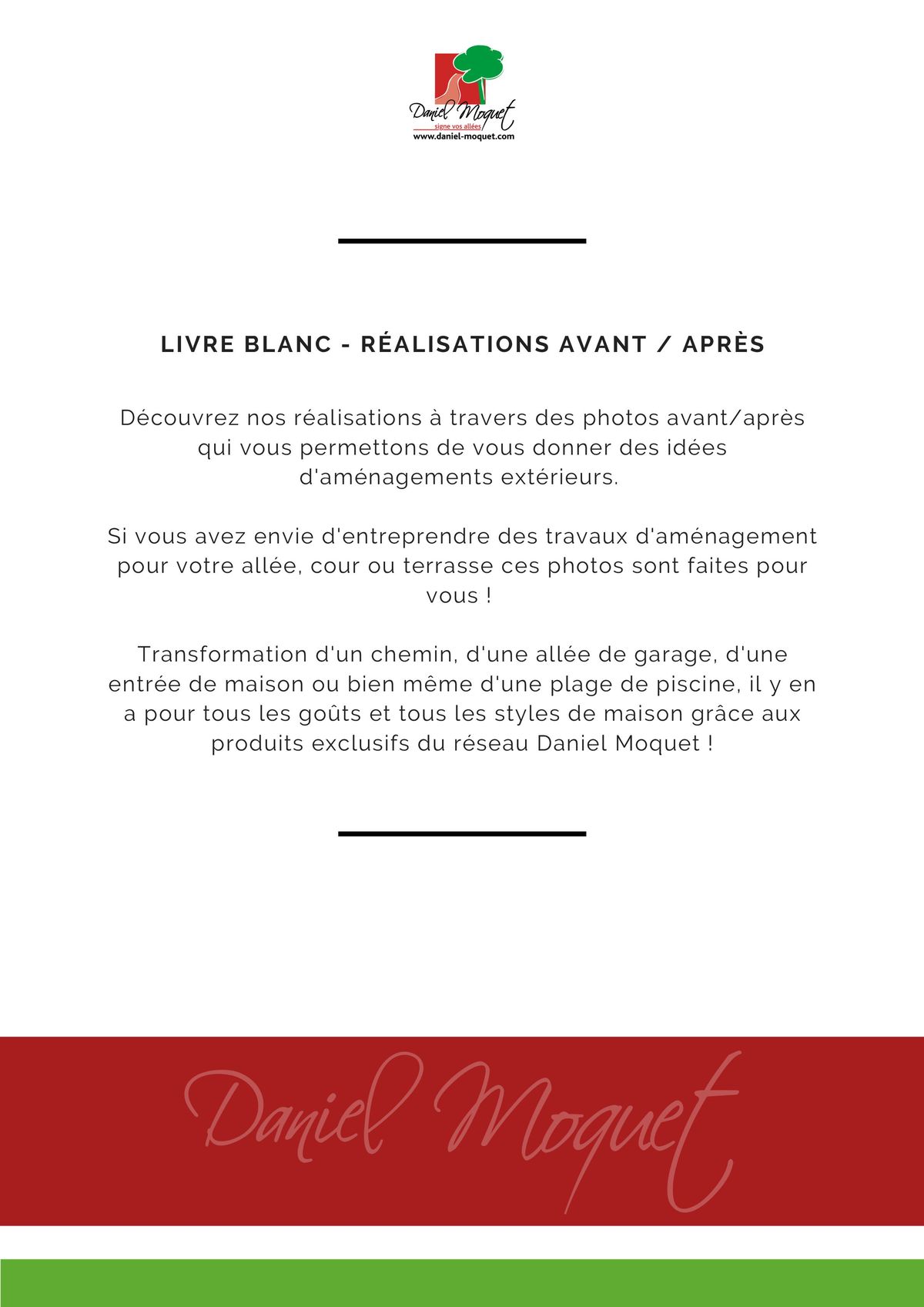 Catalogue Livre blanc - Avant après, page 00002