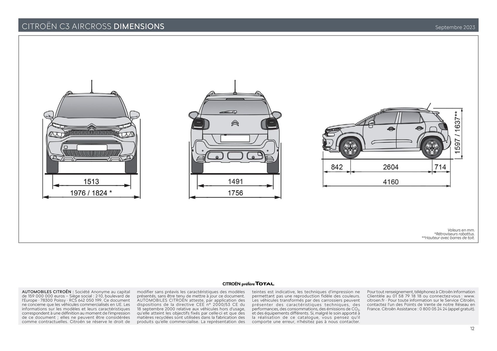 Catalogue CITROËN C3 AIRCROSS, page 00012