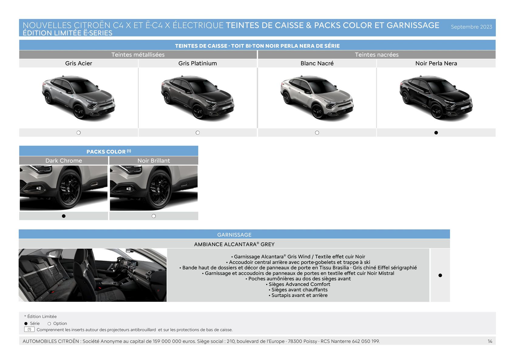 Catalogue NOUVELLE CITROËN Ë-C4 X ÉLECTRIQUE, page 00014