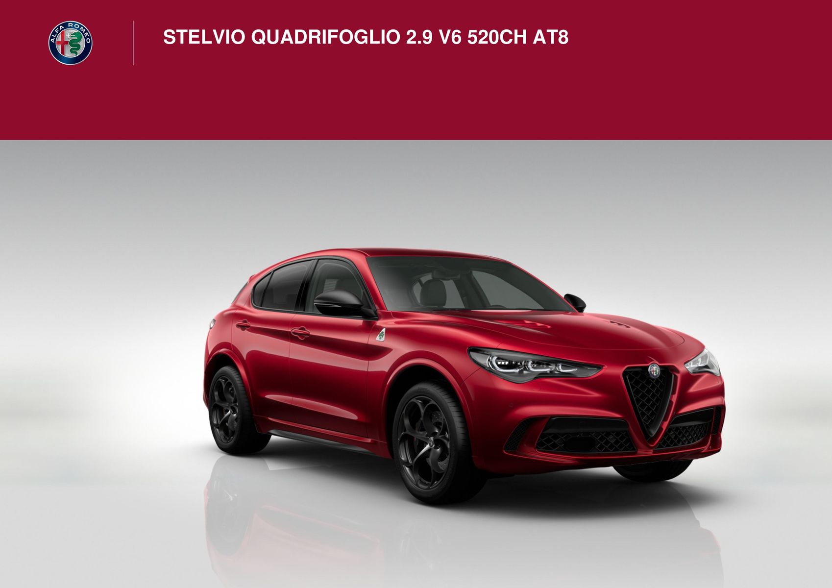 Catalogue STELVIO QUADRIFOGLIO 2.9 V6 520CH AT8, page 00001