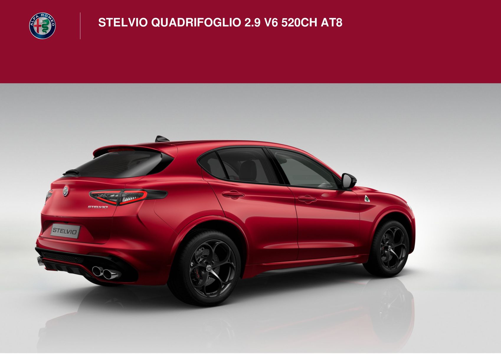 Catalogue STELVIO QUADRIFOGLIO 2.9 V6 520CH AT8, page 00014