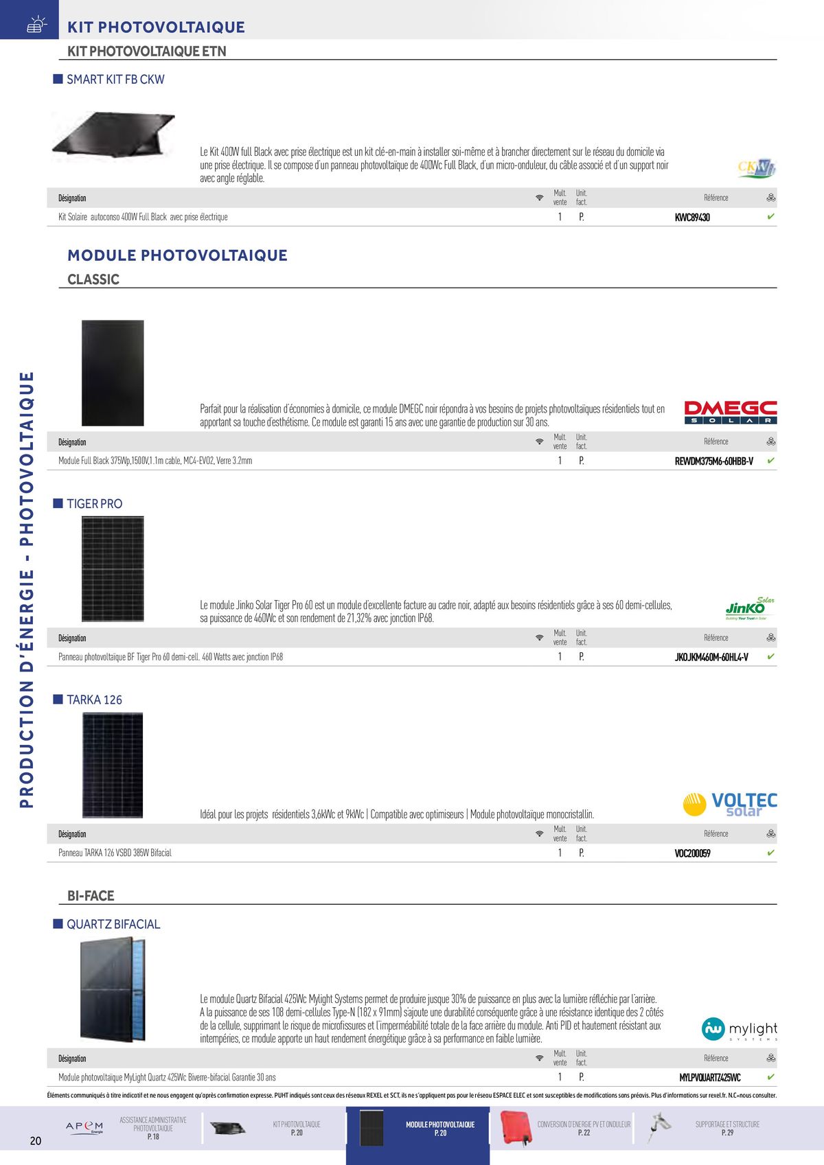 Catalogue Photovoltaïque et IRVE, page 00004