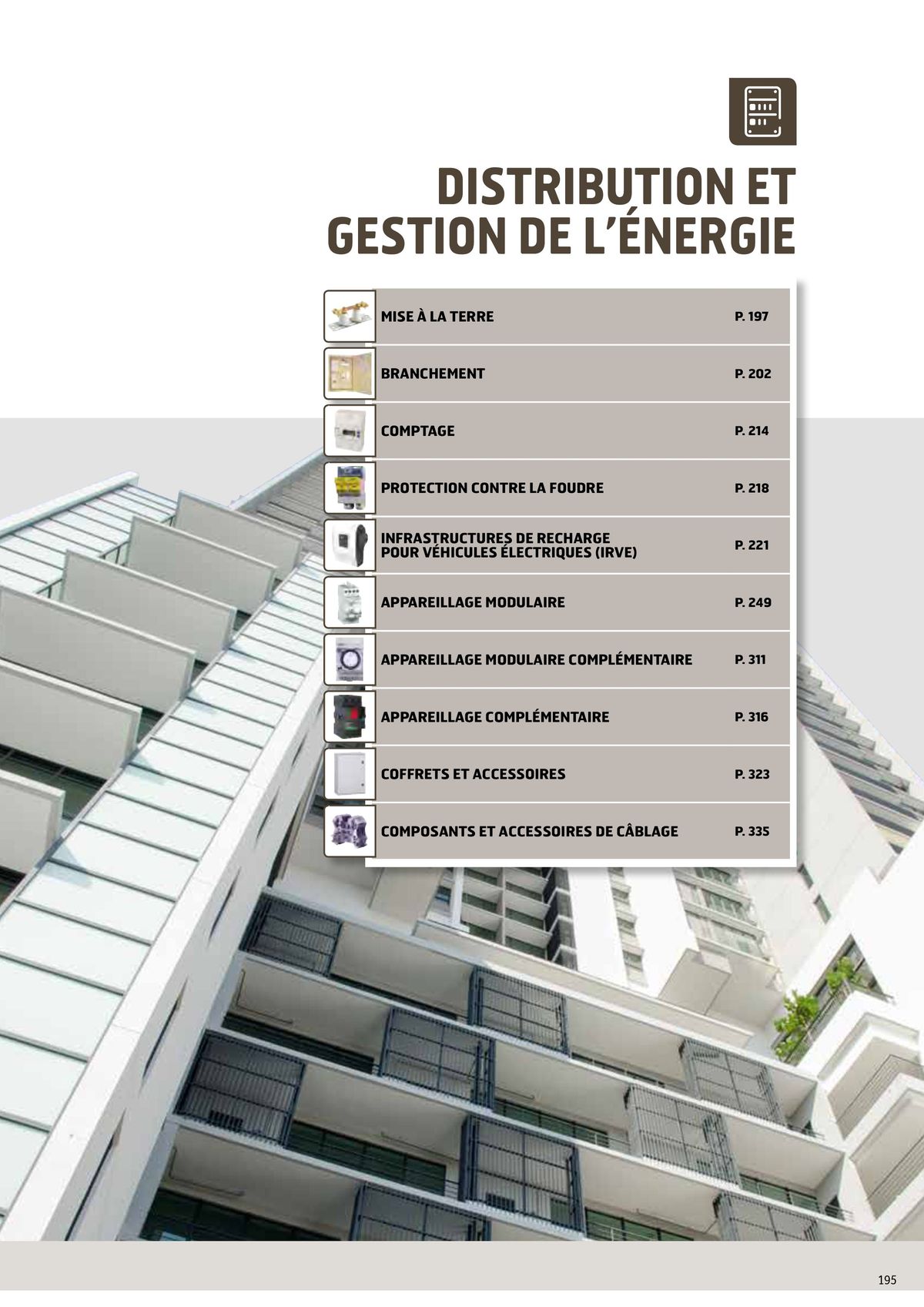 Catalogue Distribution et Gestion de l'Energie, page 00001