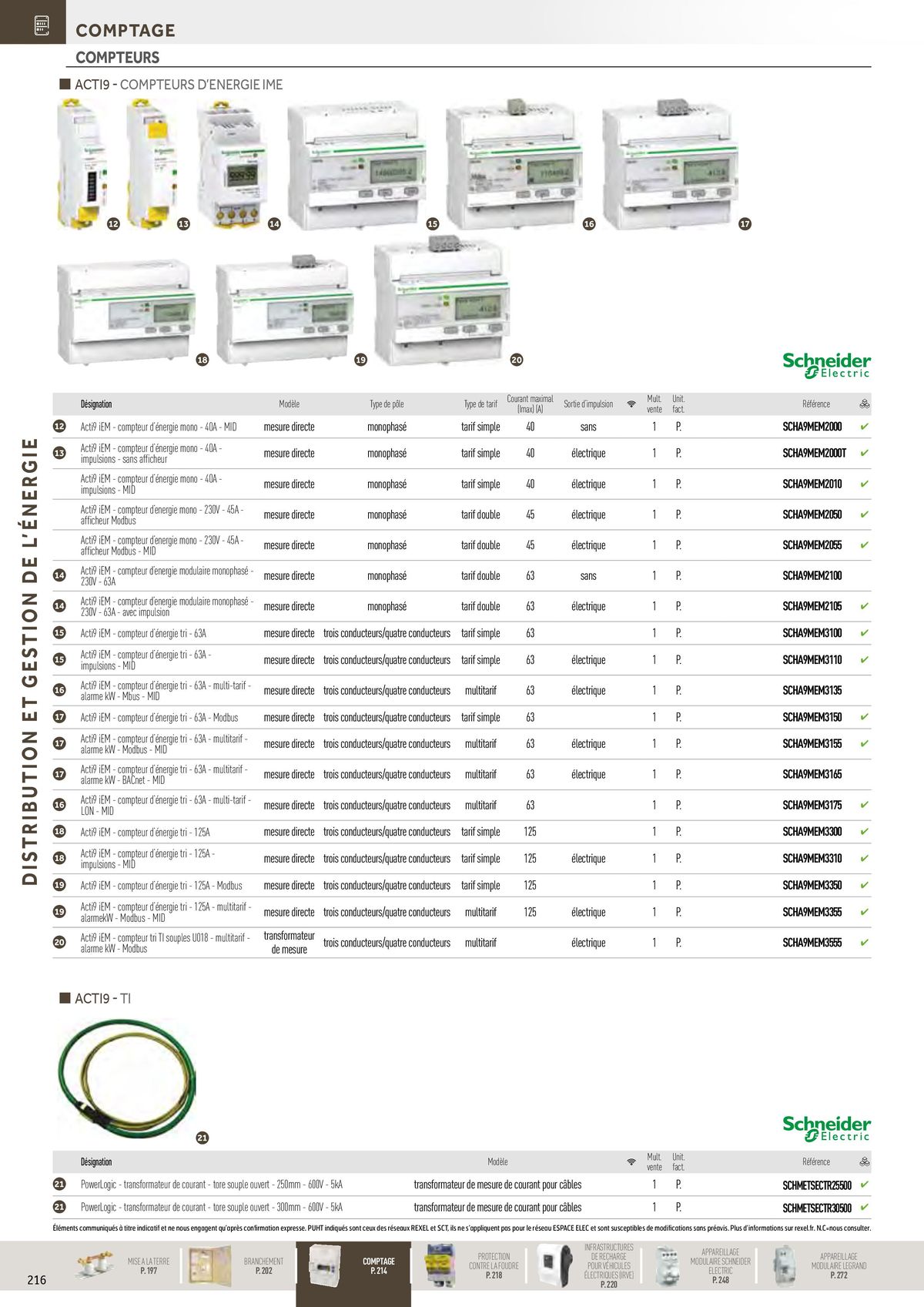 Catalogue Distribution et Gestion de l'Energie, page 00022