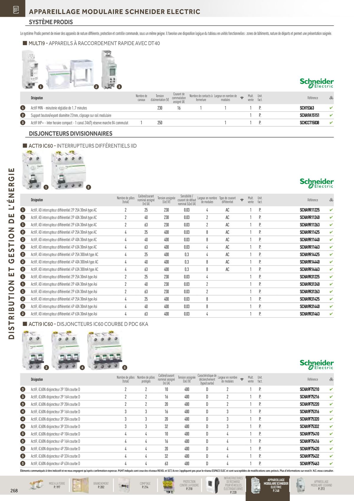 Catalogue Distribution et Gestion de l'Energie, page 00074