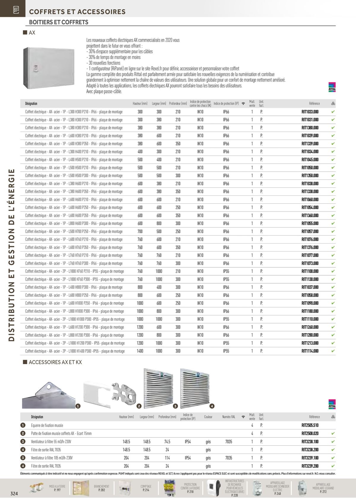 Catalogue Distribution et Gestion de l'Energie, page 00130