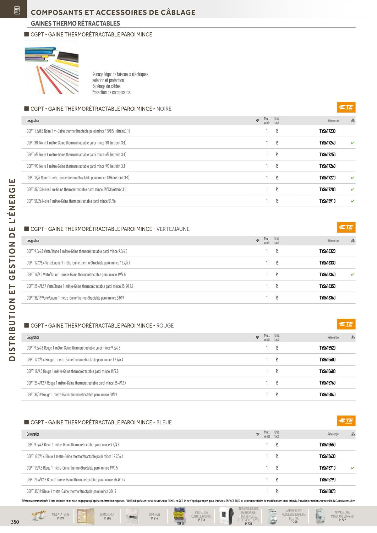 Catalogue Distribution et Gestion de l'Energie, page 00156