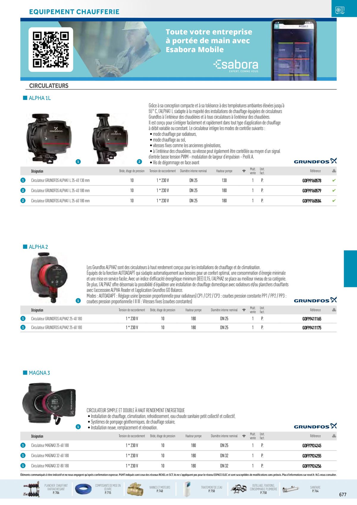 Catalogue Chauffage Hydraulique, Plomberie et Sanitaire, page 00043