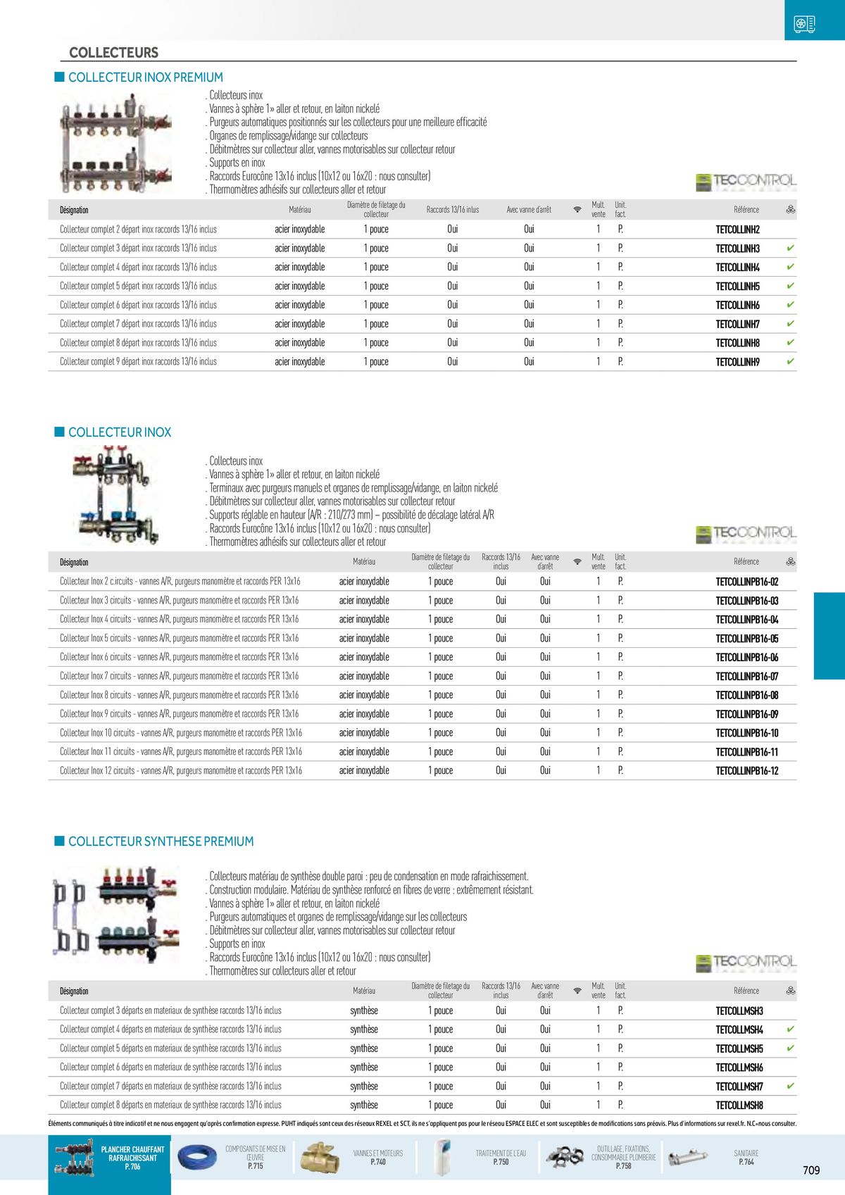 Catalogue Chauffage Hydraulique, Plomberie et Sanitaire, page 00075