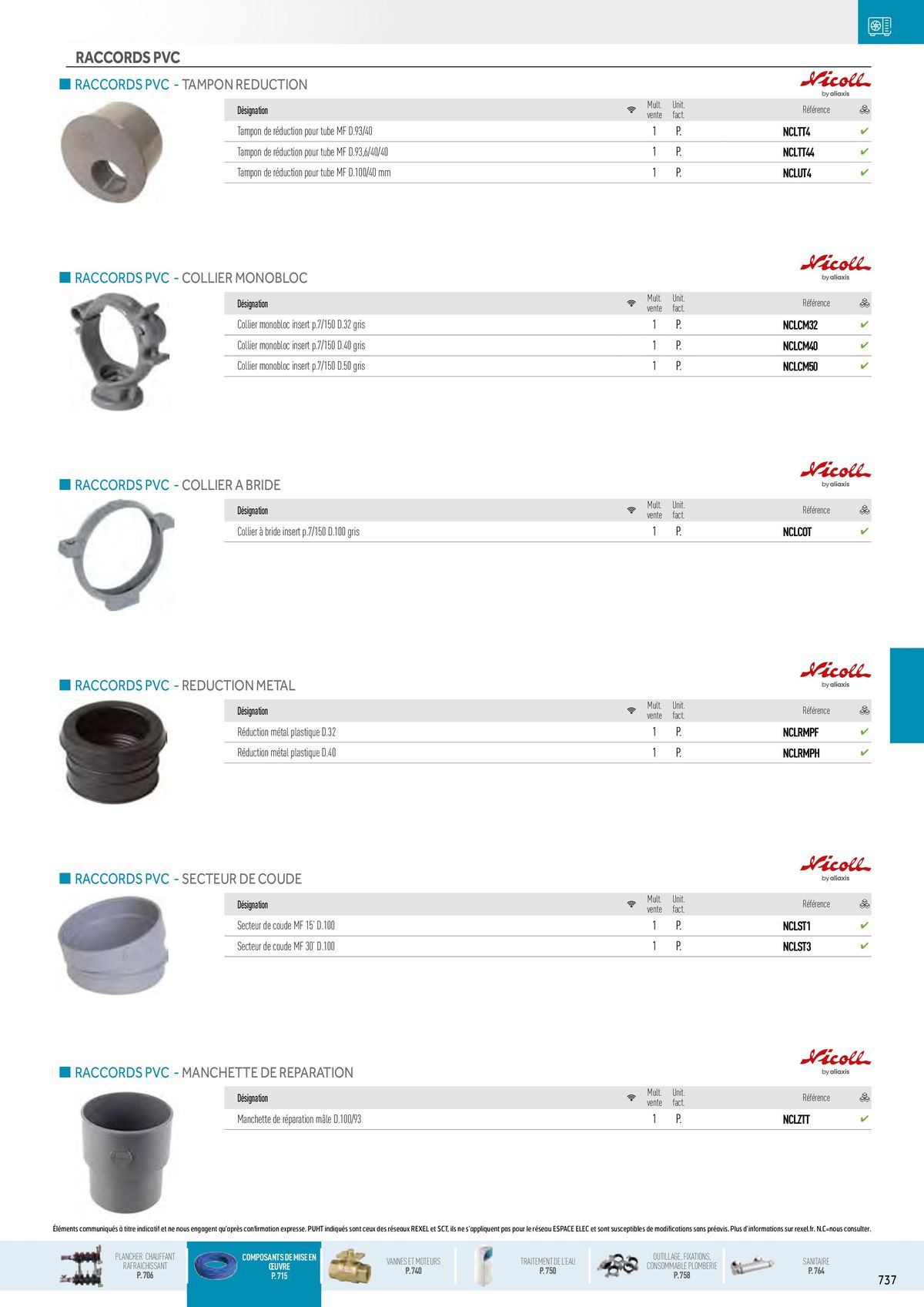 Catalogue Chauffage Hydraulique, Plomberie et Sanitaire, page 00103