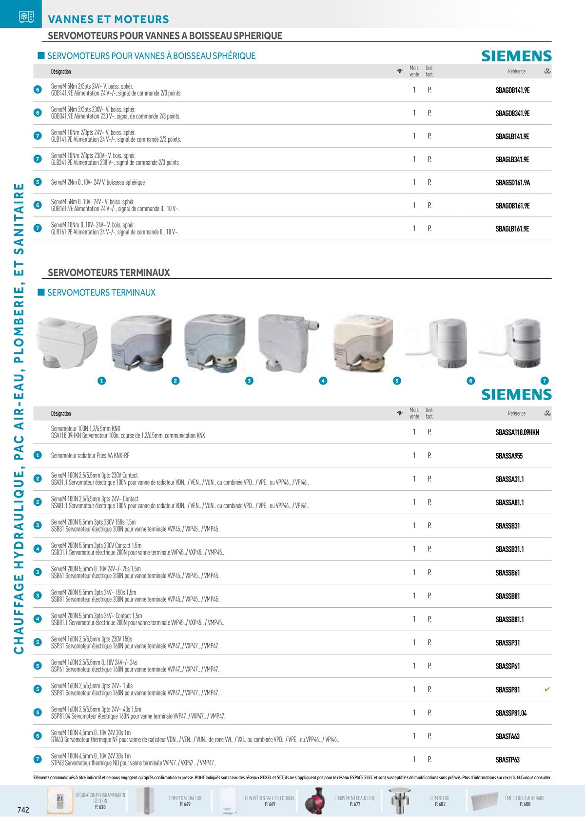 Catalogue Chauffage Hydraulique, Plomberie et Sanitaire, page 00108