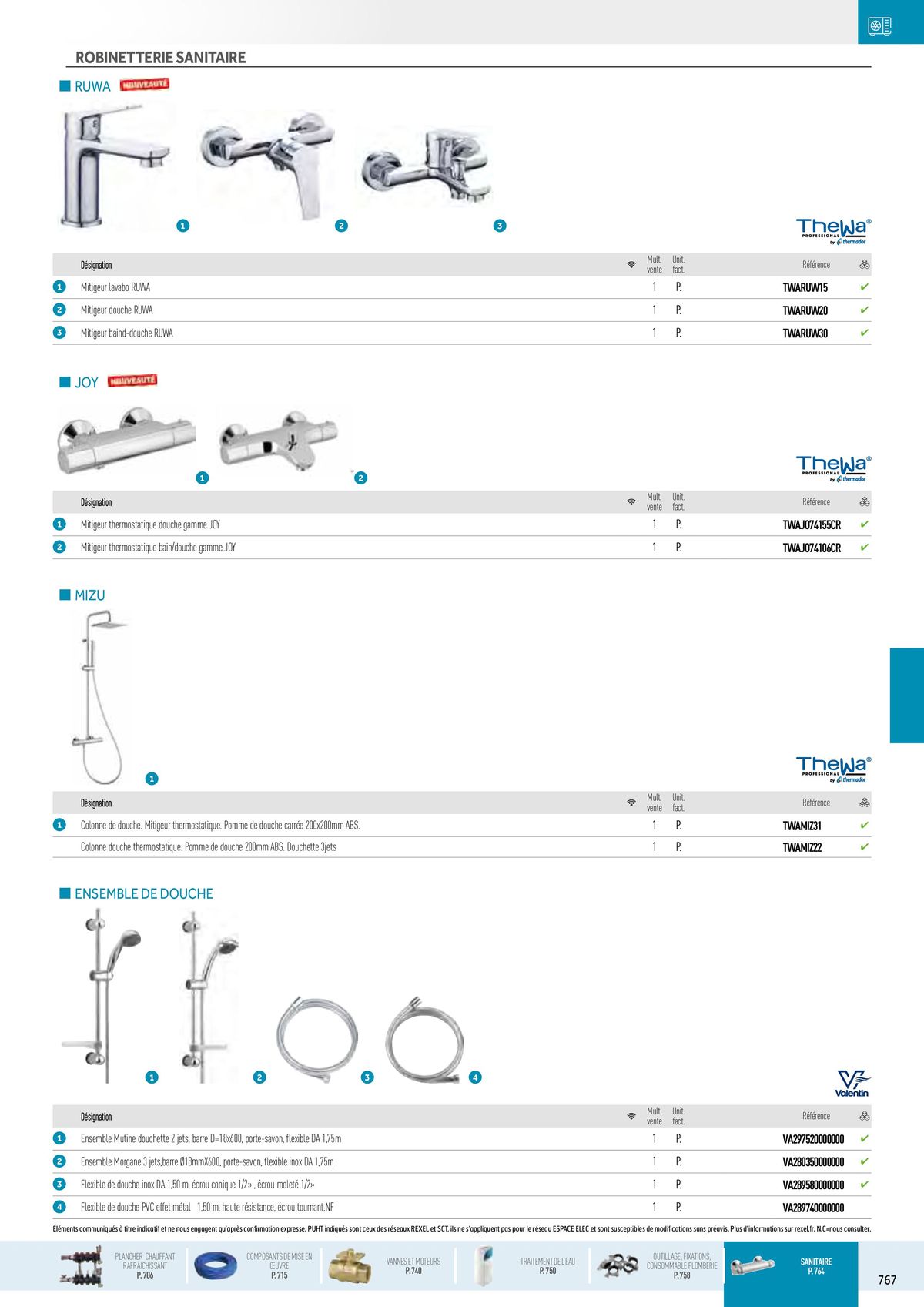 Catalogue Chauffage Hydraulique, Plomberie et Sanitaire, page 00133