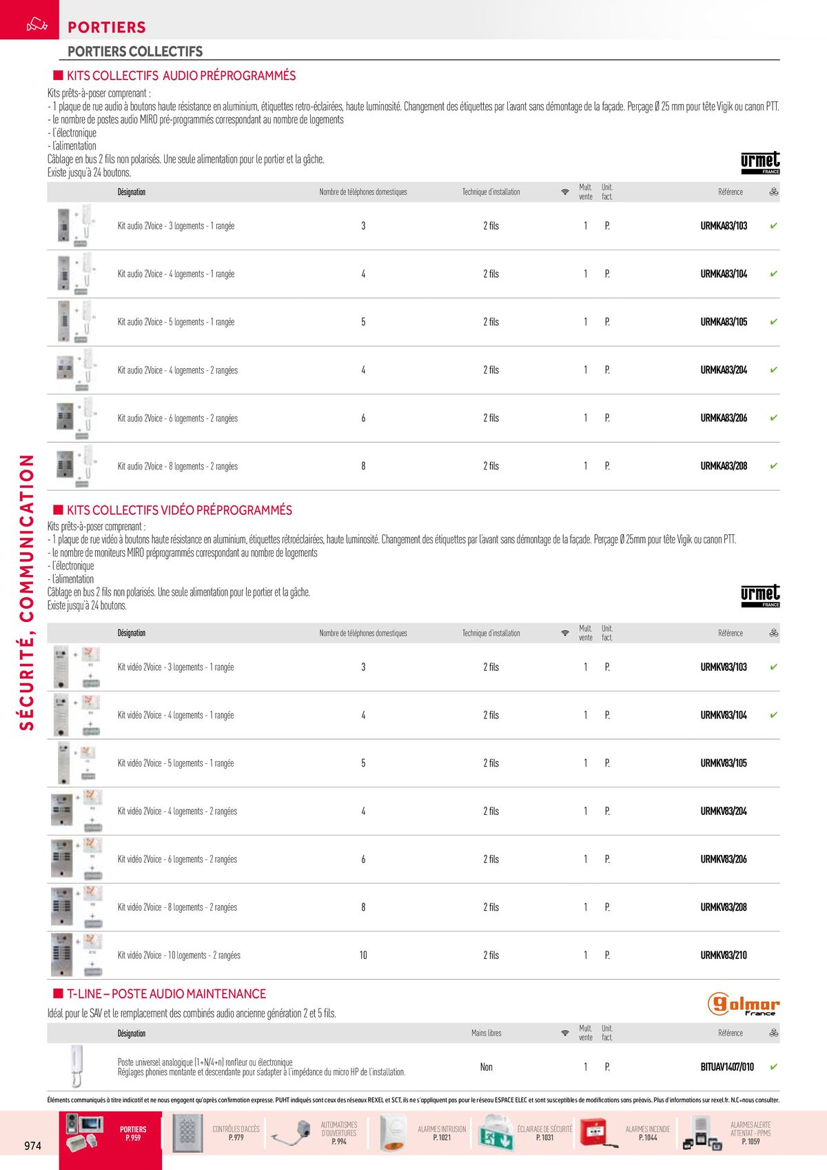 Catalogue Sécurité, Communication, page 00018