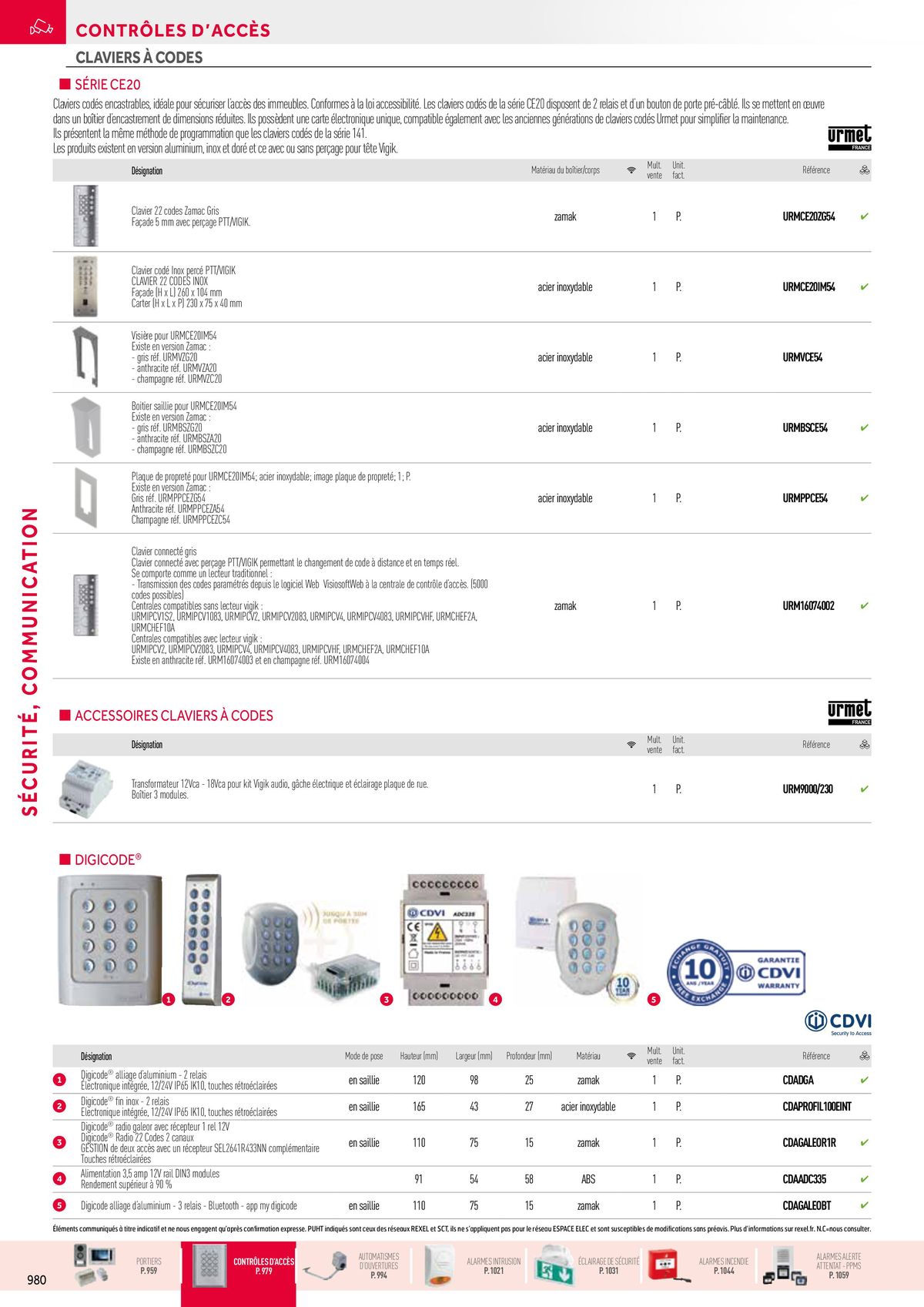 Catalogue Sécurité, Communication, page 00024