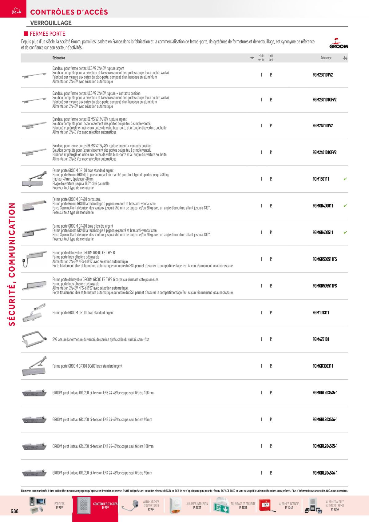 Catalogue Sécurité, Communication, page 00032