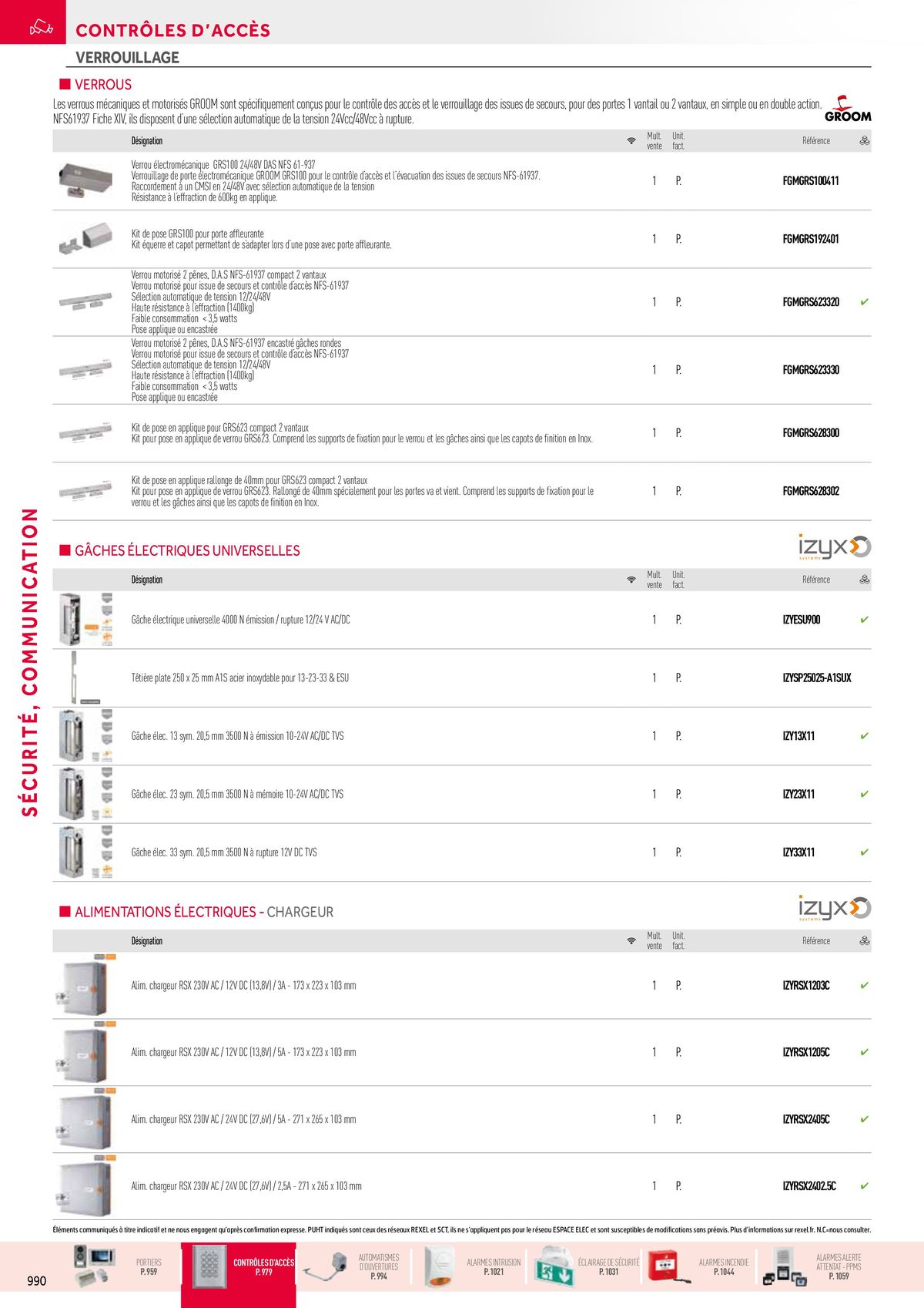 Catalogue Sécurité, Communication, page 00034