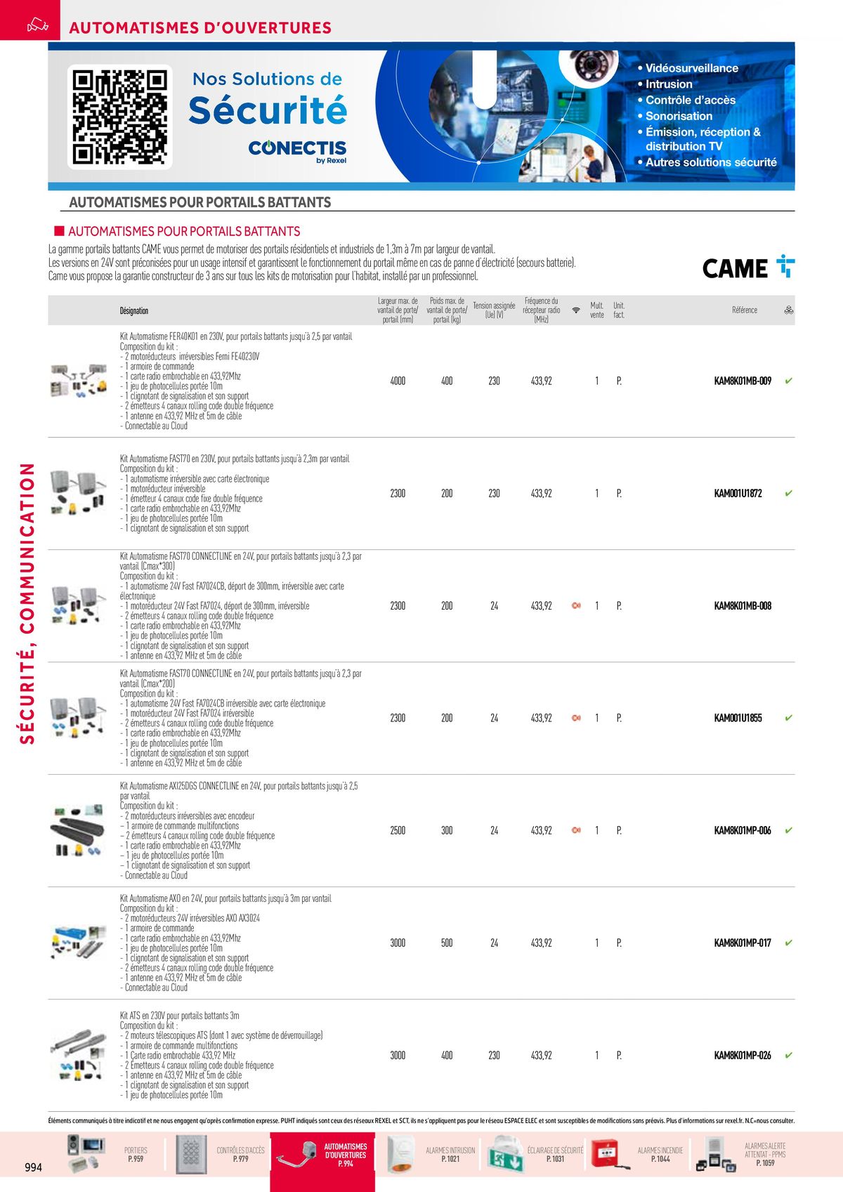 Catalogue Sécurité, Communication, page 00038