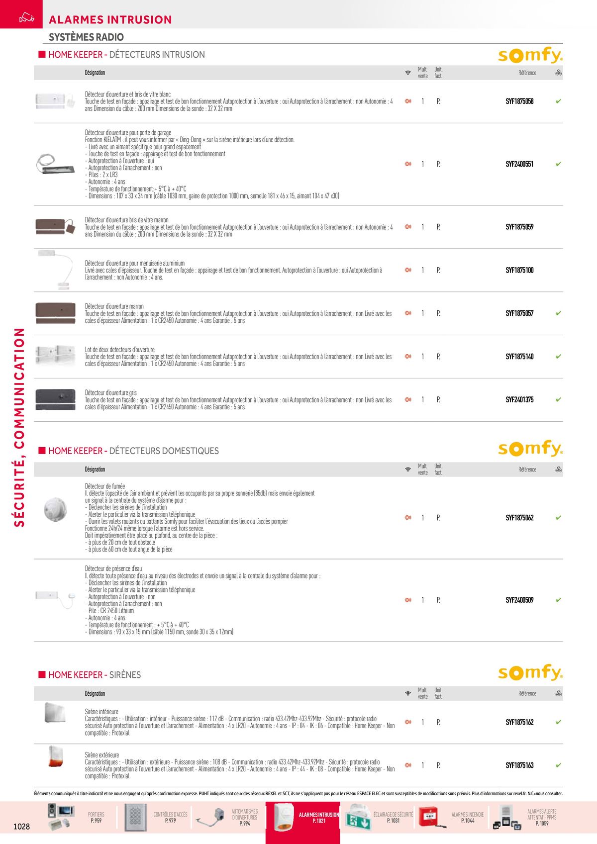 Catalogue Sécurité, Communication, page 00072