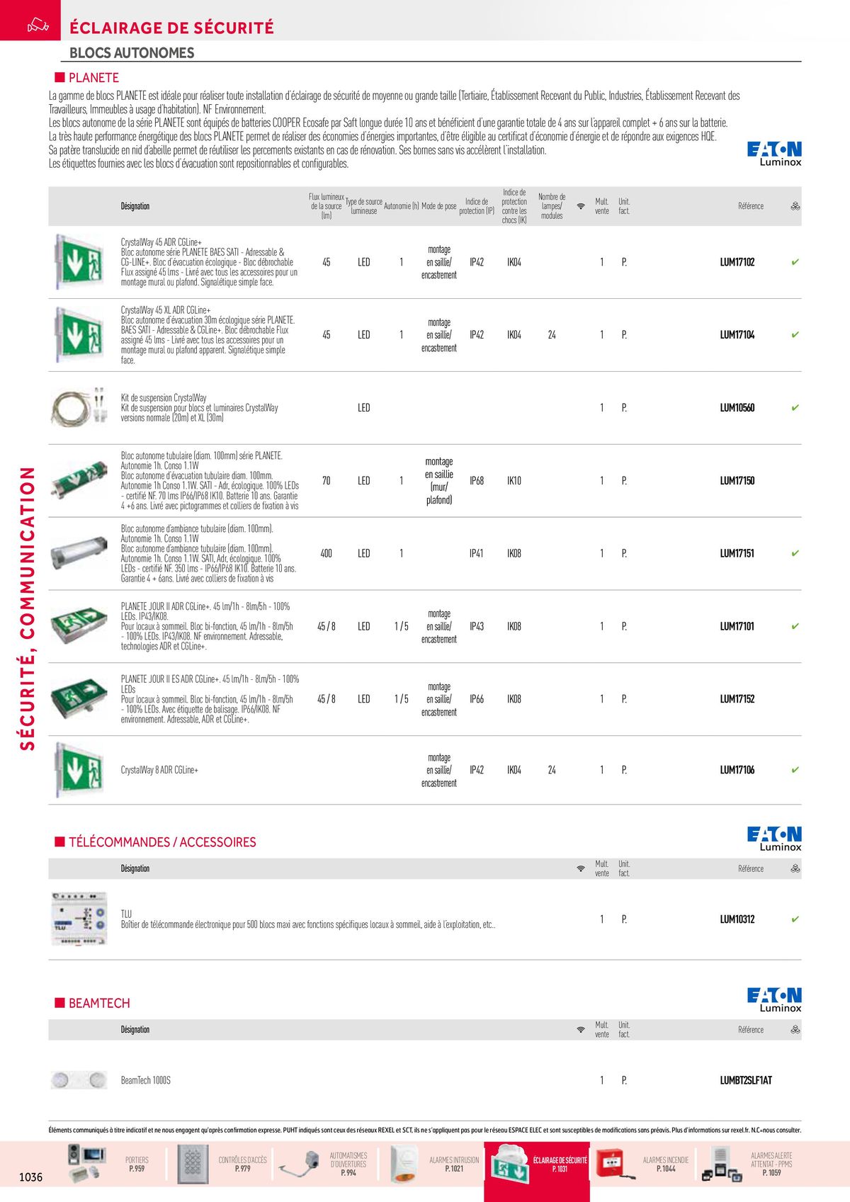 Catalogue Sécurité, Communication, page 00080