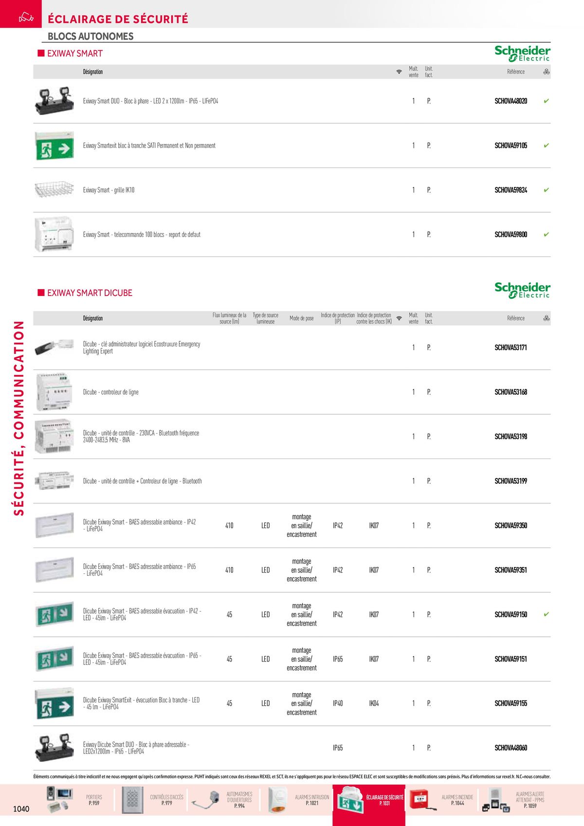 Catalogue Sécurité, Communication, page 00084