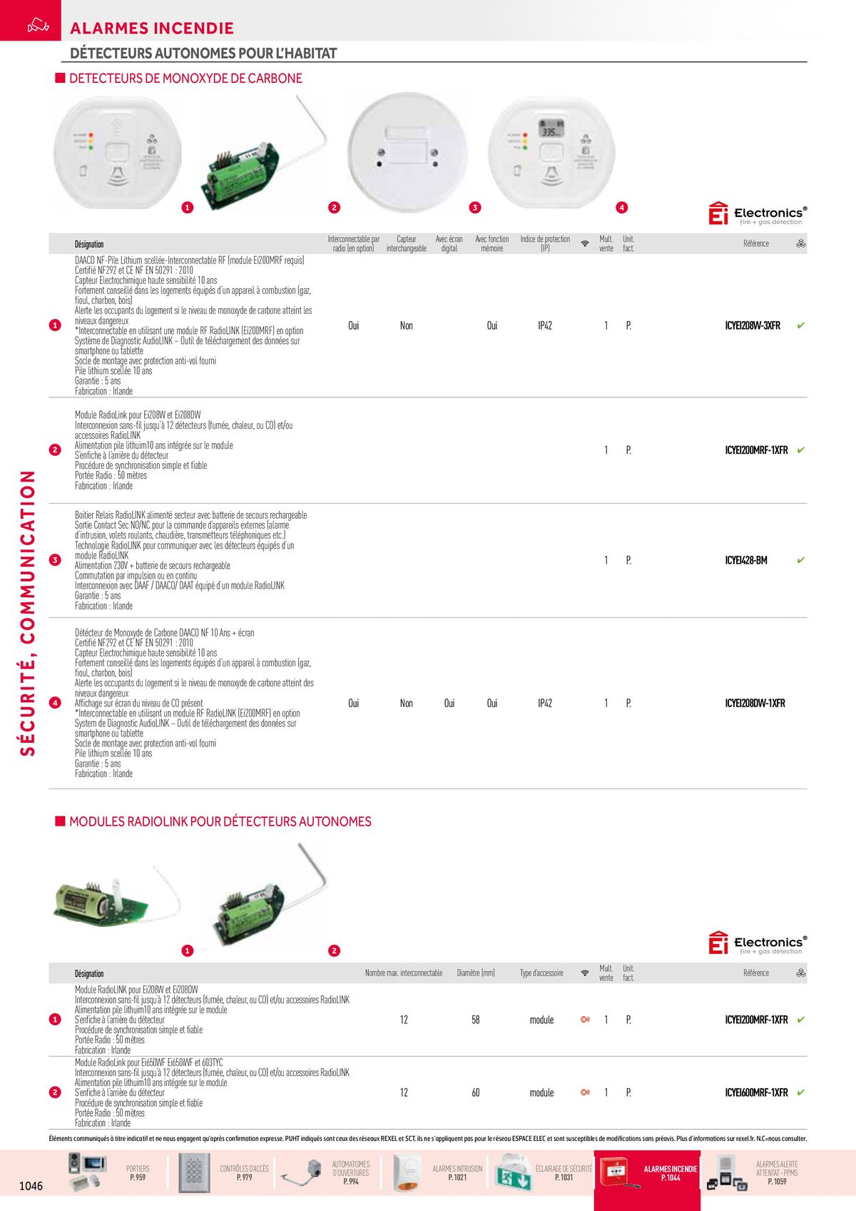 Catalogue Sécurité, Communication, page 00090