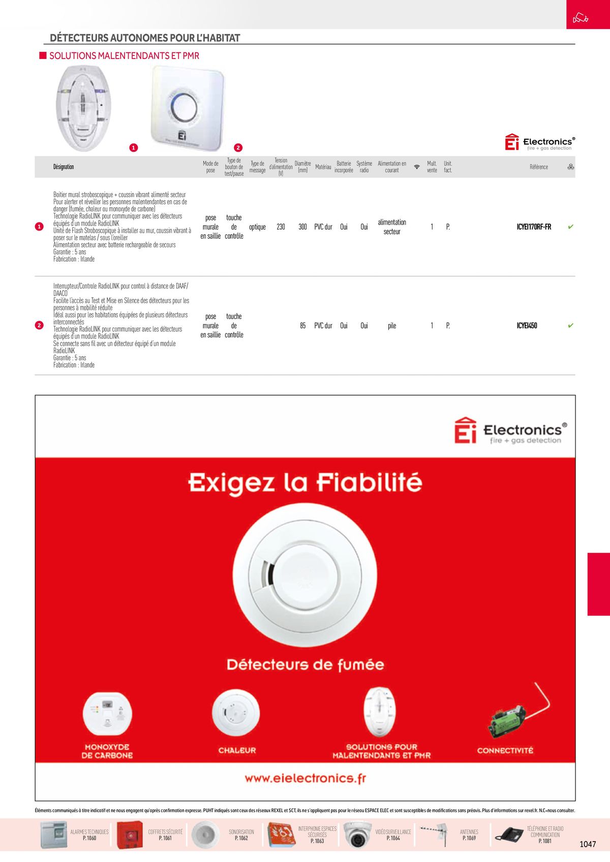 Catalogue Sécurité, Communication, page 00091