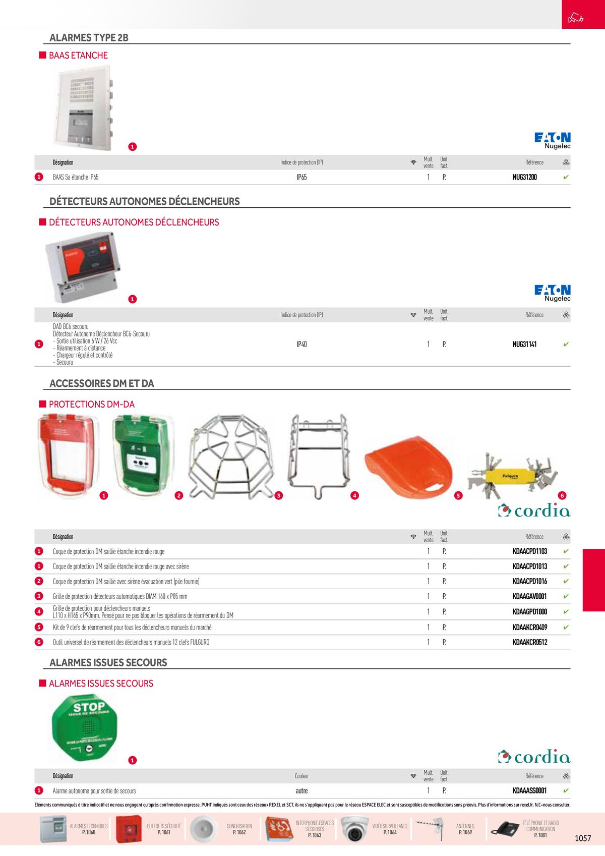 Catalogue Sécurité, Communication, page 00101