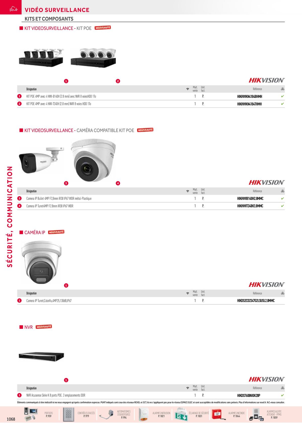 Catalogue Sécurité, Communication, page 00112