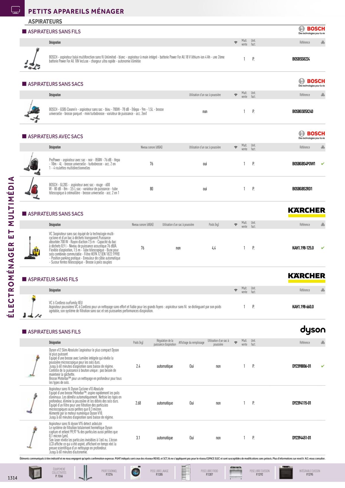 Catalogue Electroménager et Multimédia, page 00050