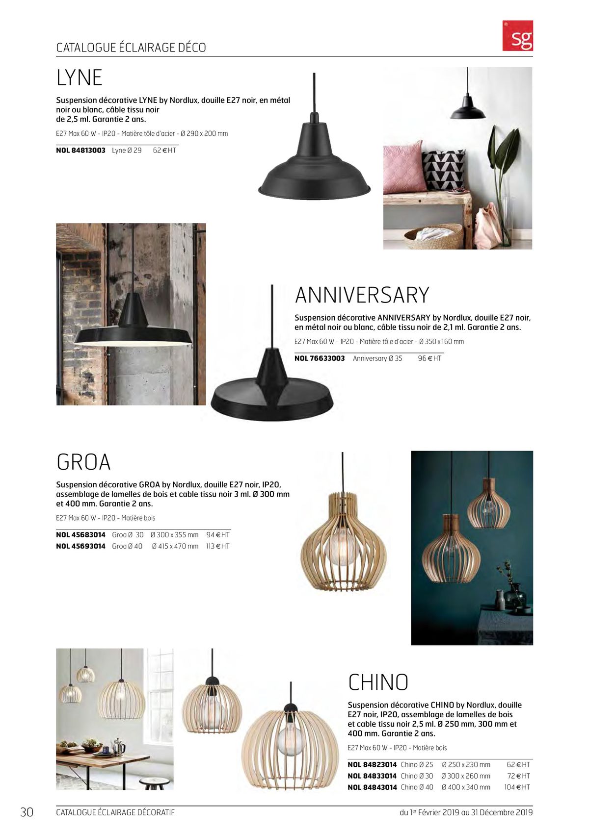 Catalogue Catalogue éclairage décoratif, page 00030