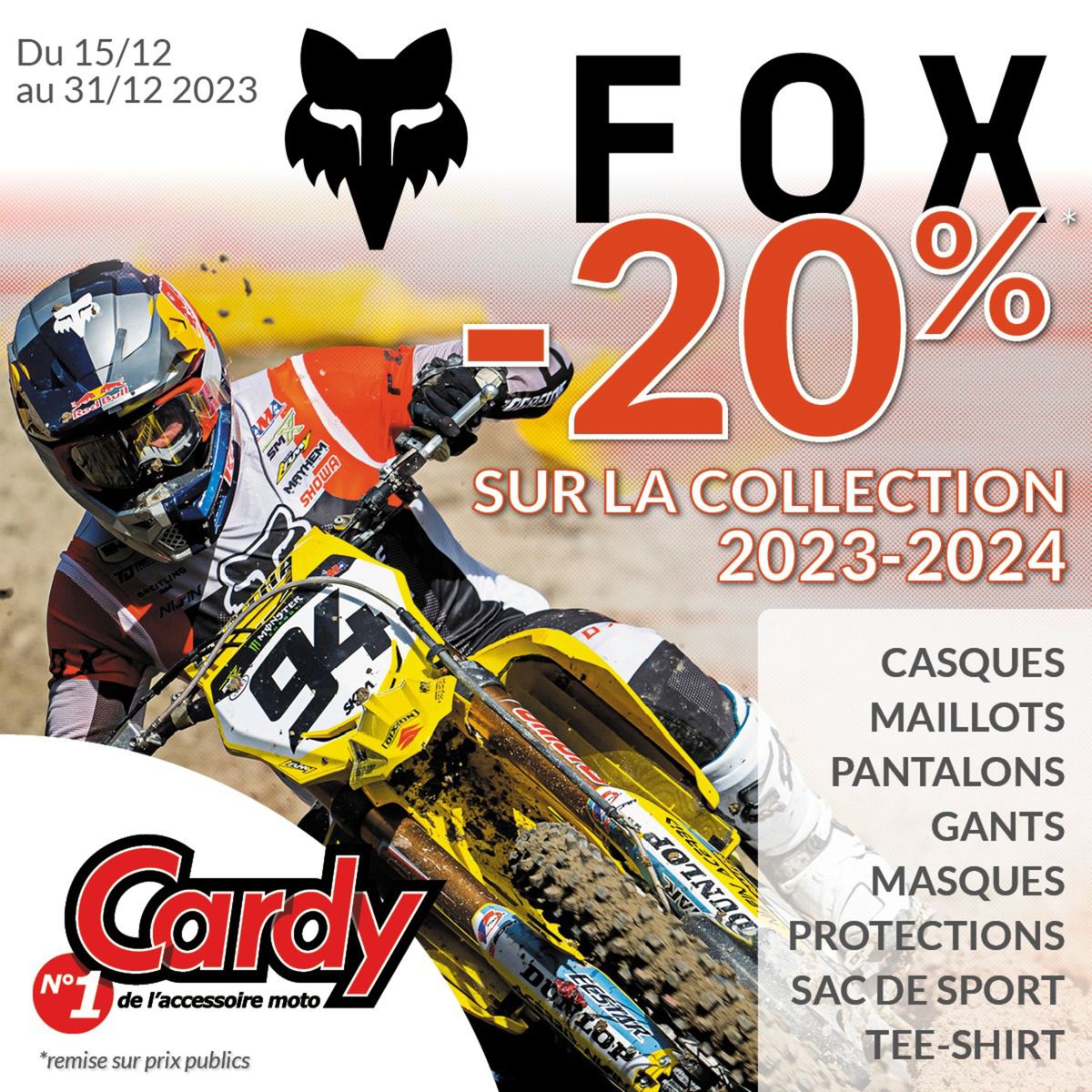 Catalogue En ce moment, -20% sur la collection FOX 2023-2024, page 00001