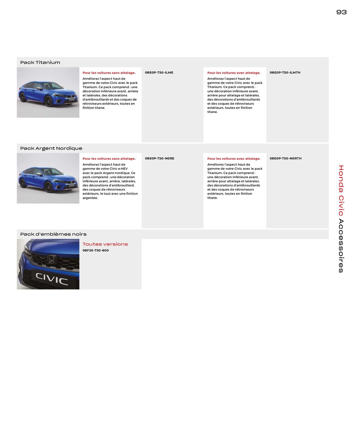 Catalogue Civic Hybrid, page 00093