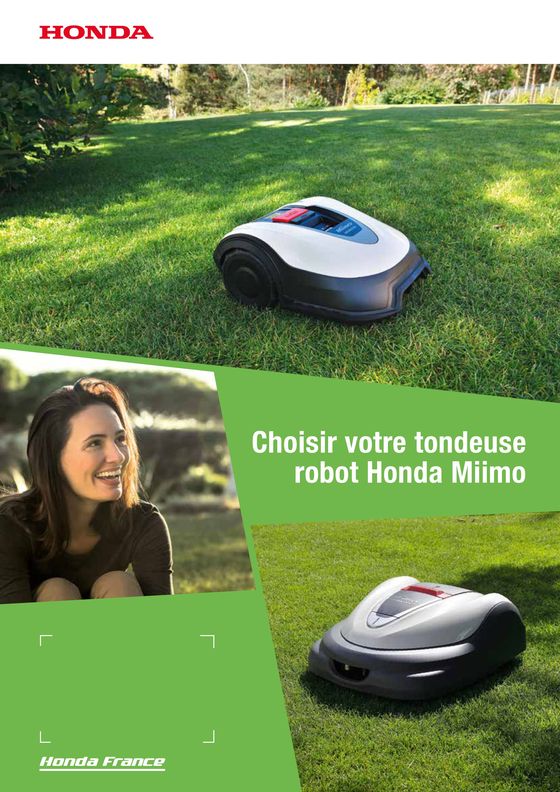 Choisir votre tondeuse robot Honda Miimo