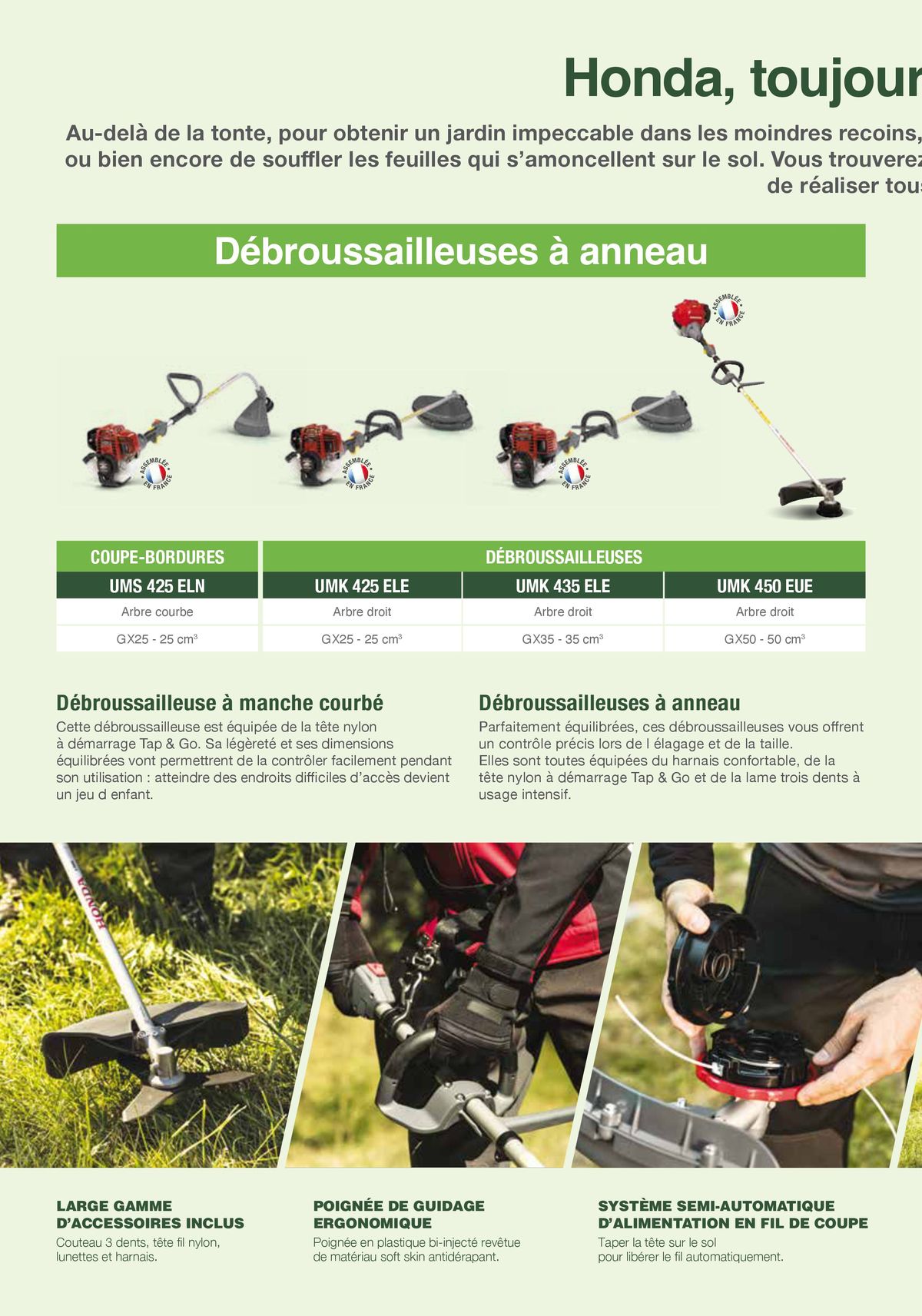 Catalogue Choisir votre outil portable Honda, page 00004