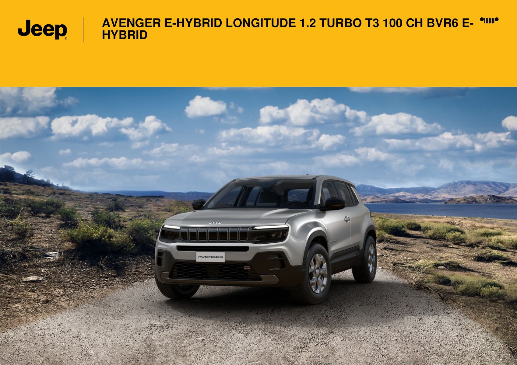 Catalogue AVENGER E-HYBRID LONGITUDE 1.2 TURBO T3 100 CH BVR6 E-HYBRID-, page 00001