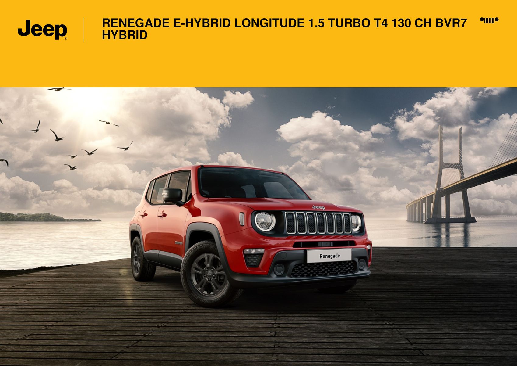 Catalogue RENEGADE E-HYBRID LONGITUDE 1.5 TURBO T4 130 CH BVR7 HYBRID,, page 00001