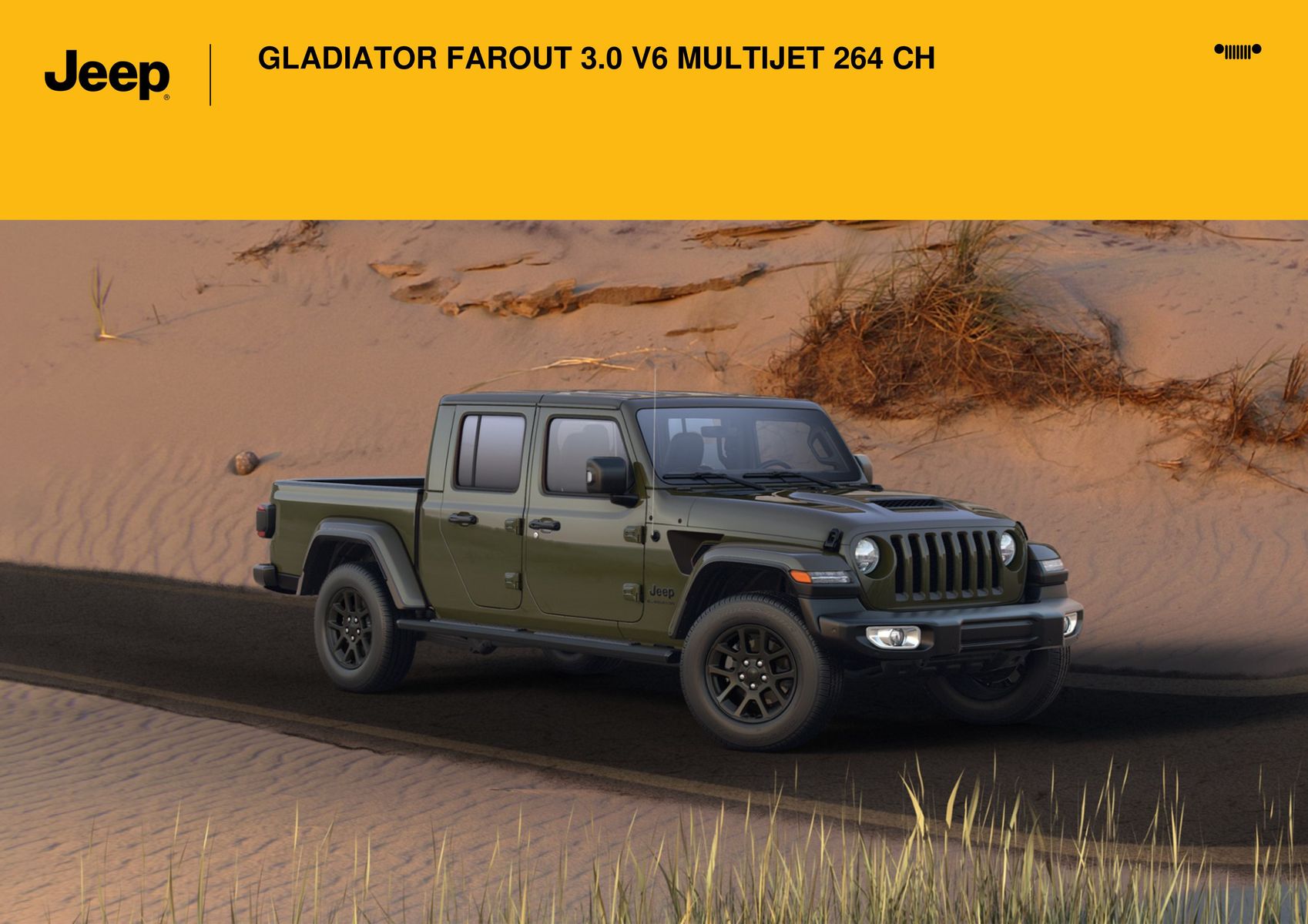 Catalogue GLADIATOR FAROUT 3.0 V6 MULTIJET 264 CH!, page 00001