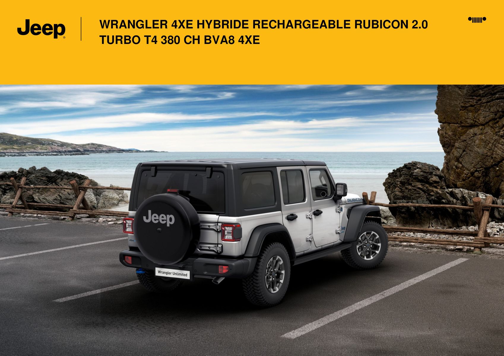 Catalogue WRANGLER 4XE HYBRIDE RECHARGEABLE RUBICON 2.0 TURBO T4 380 CH BVA8 4XE/, page 00012