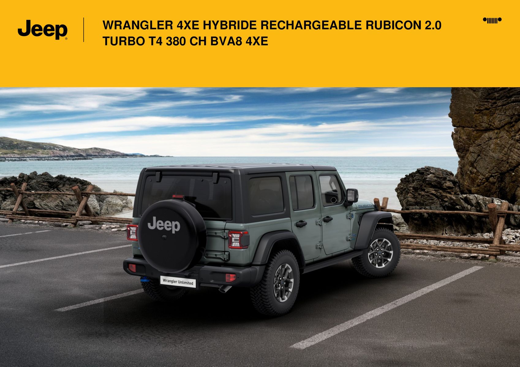 Catalogue WRANGLER 4XE HYBRIDE RECHARGEABLE RUBICON 2.0 TURBO T4 380 CH BVA8 4XE_3, page 00012