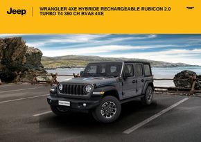 Catalogue Jeep à Aulnay-sous-Bois | WRANGLER 4XE HYBRIDE RECHARGEABLE RUBICON 2.0 TURBO T4 380 CH BVA8 4XE_2 | 21/12/2023 - 31/08/2024
