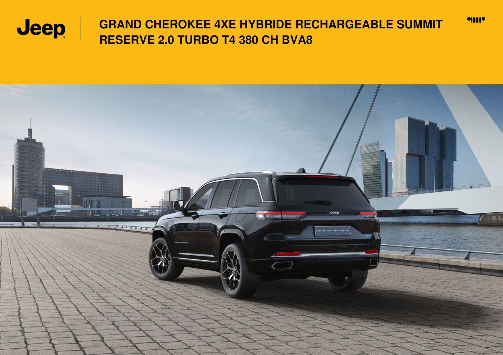 Catalogue GRAND CHEROKEE 4XE HYBRIDE RECHARGEABLE SUMMIT RESERVE 2.0 TURBO T4 380 CH BVA8_, page 00014